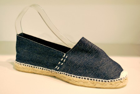 Unie Jean cousue blanc
